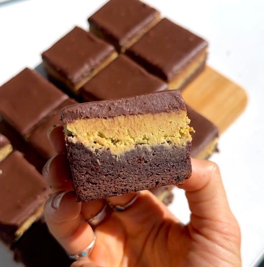 Crispy Pistachio Brownies