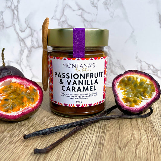 Passionfruit & Vanilla Bean Caramel | 250g