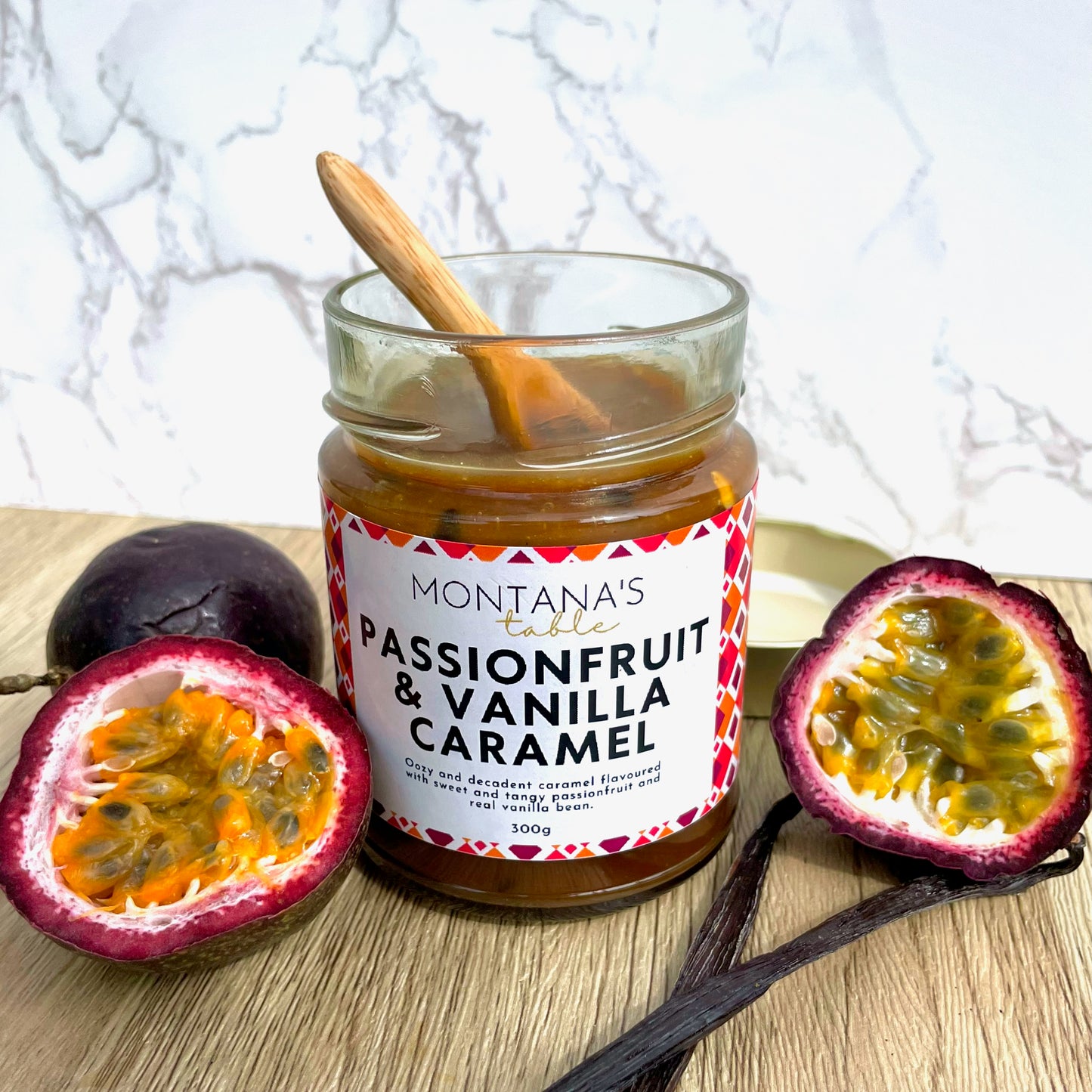 Passionfruit & Vanilla Bean Caramel | 250g