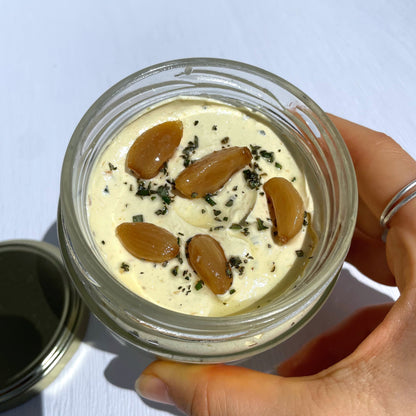 Confit Garlic and Rosemary Whipped Butter