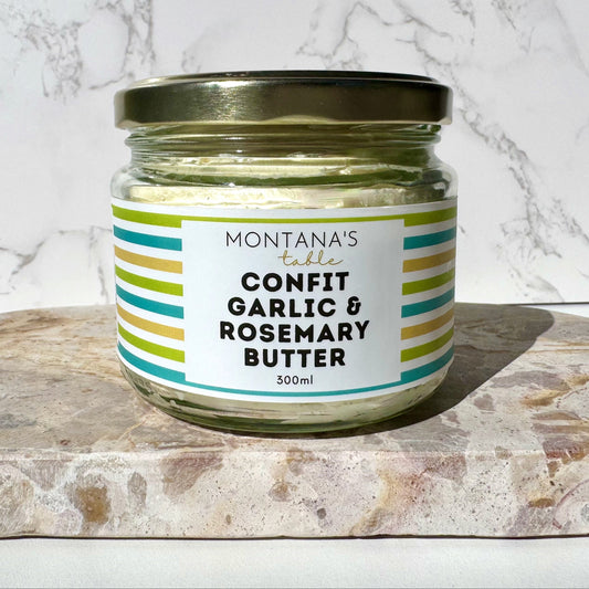 Confit Garlic and Rosemary Whipped Butter