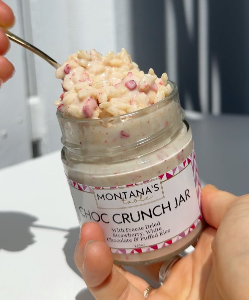 Strawberry White Chocolate Crunch Jar