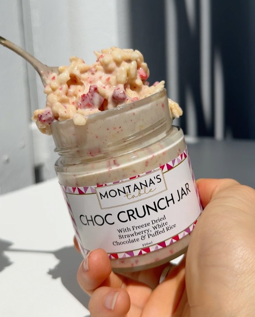 Strawberry White Chocolate Crunch Jar