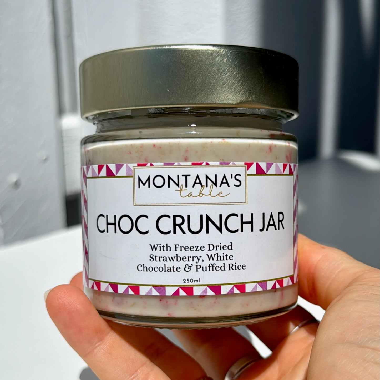 Strawberry White Chocolate Crunch Jar