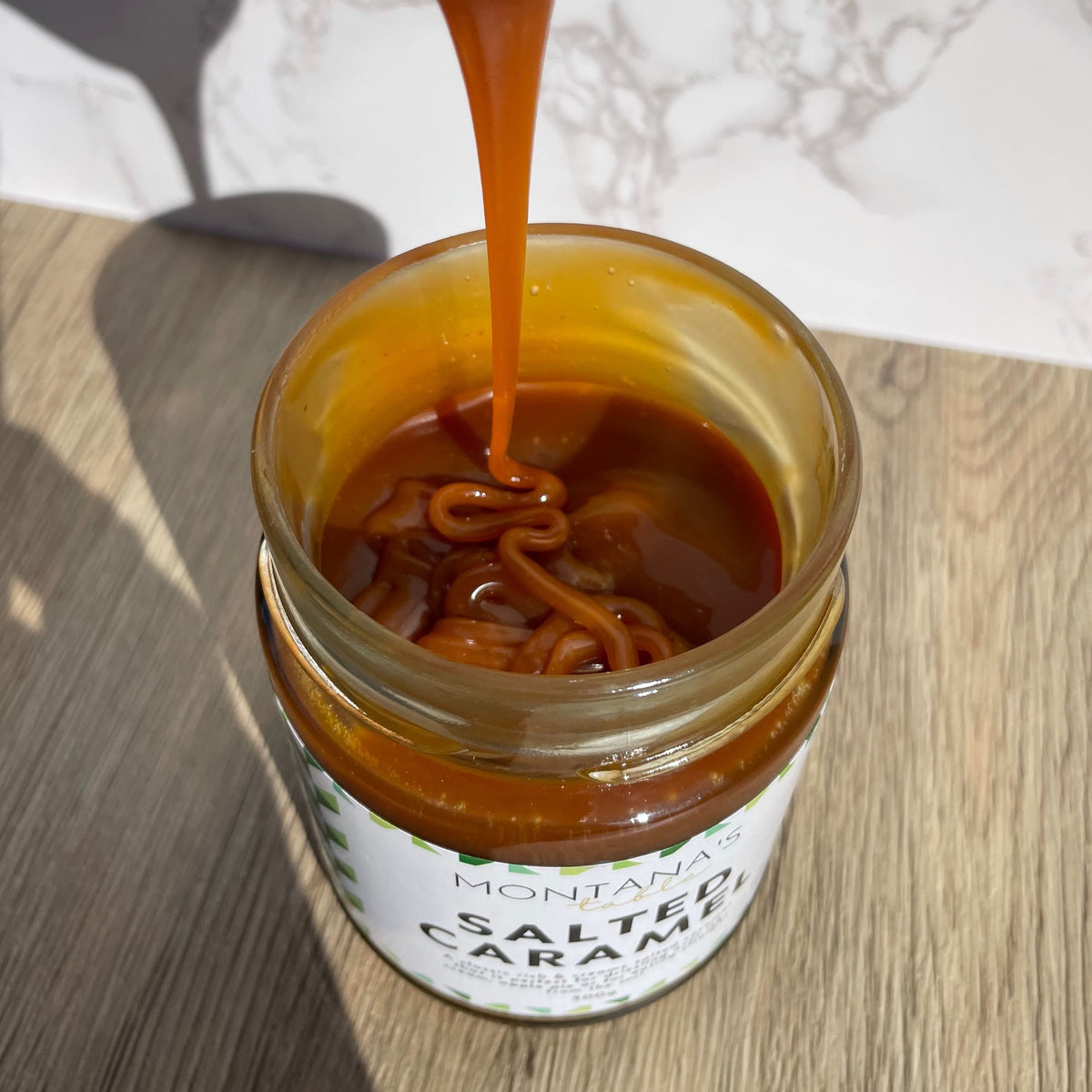 Montana's Table Caramel Sauce range: Coffee Caramel and Salted Caramel